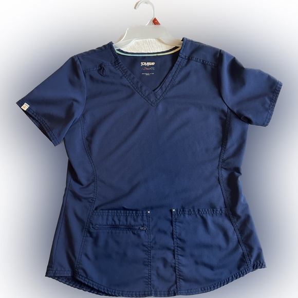Scrubstar Tops Scrubs Uniform Set Scrubs Star Medium Blue Color